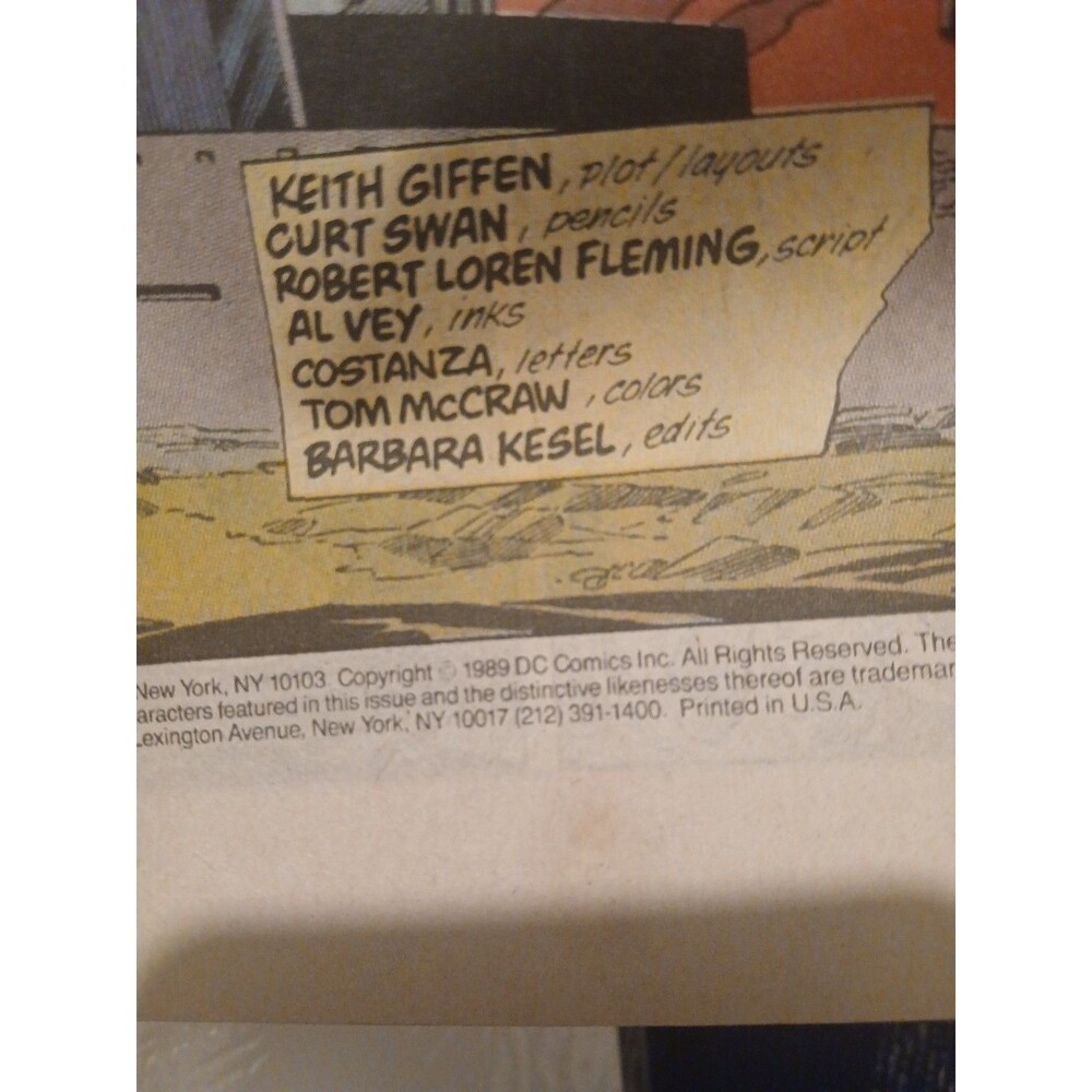 Aquaman Issue #2 July 1989 DC Comics Striking Back! - Picture 5 of 6
